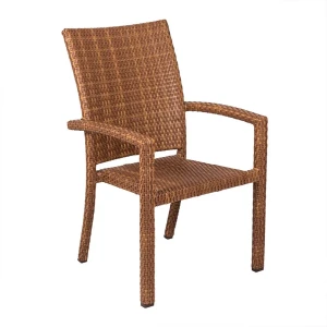 BELLINI Armlehnstuhl, Tobacco – Kissen optional (versch. Farben)