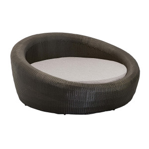RONDELL FINO Daybed, Mocca – Kissen optional (versch. Farben)