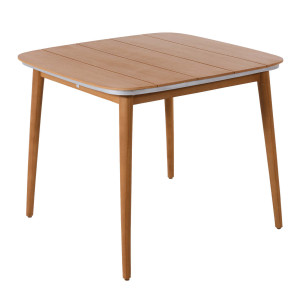 ICONIC Tisch Terra Teak, 90 x 90 cm