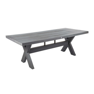 CROSSLEG Tisch Stone Grey, 220 x 100 cm