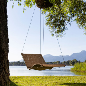 HEAVEN SWING Doppelliege Twist Natur – inkl. Befestigungsbänder