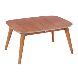ICONIC Loungetisch Terra Teak, 90 x 60 cm