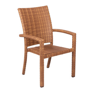BELLINI Stuhl, Tobacco – Kissen optional (versch. Farben)