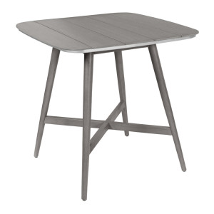 ICONIC Bartisch, Stone Grey, 90 x 90 cm