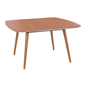 ICONIC Tisch Terra Teak, 90 x 90 cm