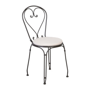 BOULEVARD Stuhl Marone Antik – Kissen optional (versch. Farben)