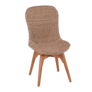 ORLANDO Stuhl Twist Natur / Terra Teak