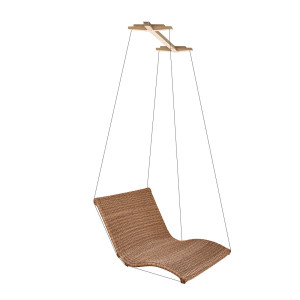 HEAVEN SWING Set – Befestigungskreuz / Doppelliege Twist Natur