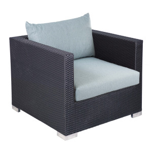 BELLINI Loungesessel, Mocca – Kissen optional (versch. Farben)