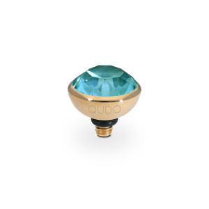 Qudo Gold Topper Bottone 10mm - Pine Green Ignite