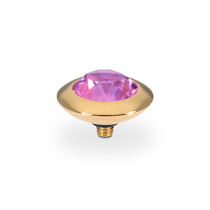 Qudo Gold Topper Tondo 13mm - Orchid Ignite