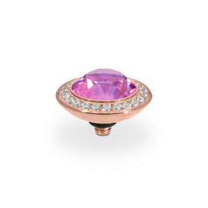 Qudo Rose Gold Topper Tondo Deluxe 13mm - Orchid Ignite