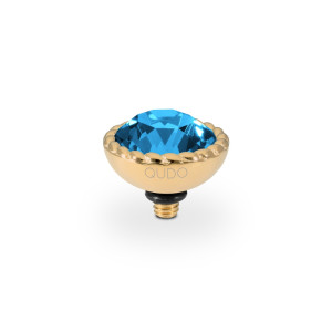 Qudo Gold Topper Bocconi 11mm - Denim Blue