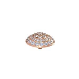 Qudo Rose Gold Topper Porto Cervo 13mm - Crystal