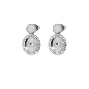 Qudo Silver Earrings Portofino 15mm