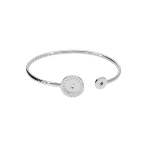 Qudo Silver Bangle Portofino 19cm