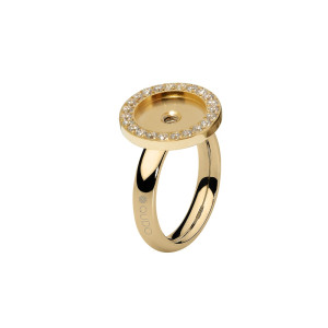 Qudo Gold Ring Portofino - Size 52