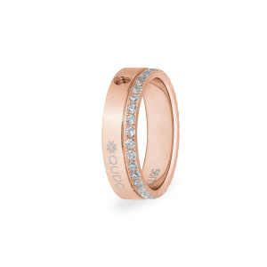 Qudo Rose Gold Ring San Remo - Size 50