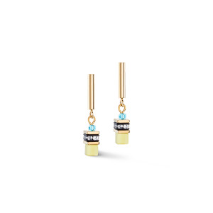 Coeur de Lion Gold Multicolour Drop Earrings 2801/21-1500