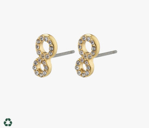 Pilgrim Stud Earrings Rogue Gold