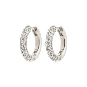 Pilgrim Tatum Silver Medium Hoops
