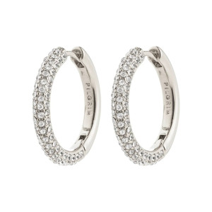 Pilgrim Tatum Silver Large Hoops