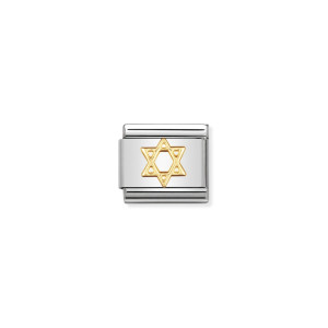 Nomination Gold Star of David Charm 030105/05 | McCloys Jewellery