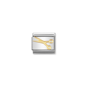 Nomination Gold Little Scissors Classic Composable Charm 030109/03 | McCloys Jewellery