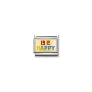 Nomination Gold Rainbow Be Happy Charm 030263/18 | McCloys Jewellery