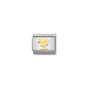 Nomination Gold Boy Charm 030162/72 | McCloys Jewellery