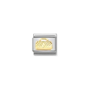Nomination Gold Diamond Cut Handbag Charm 030149/47 | Fashion Charm | McCloys Jewellery