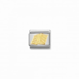 Nomination Gold Book Classic Composable Charm 030109/28 | Reading Charm | McCloys Jewellery
