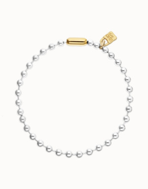 UNOde50 Beaded Necklace | Mixed Metal Statement Jewellery