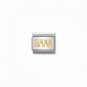 Nomination Gold Gran Classic Composable Charm 030107/18 | Grandmother Charm | McCloys Jewellery