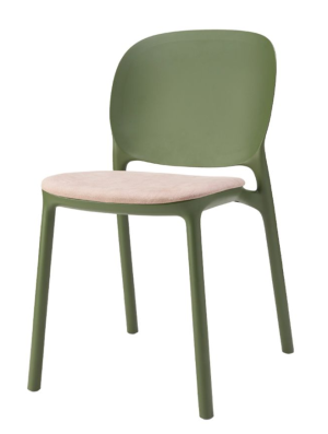 Krzesło Hug oliwkowy z poduszką - Scab Design