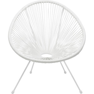 Fotel Acapulco Mono White - Kare