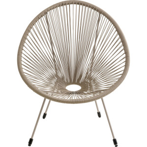 Fotel Acapulco Mono Greige - Kare
