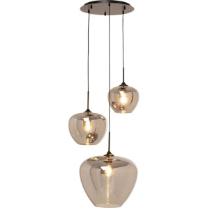 Lampa wisząca Sphere Smoke 3 - Kare