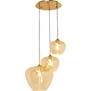 Lampa wisząca Sphere Amber 3 - Kare