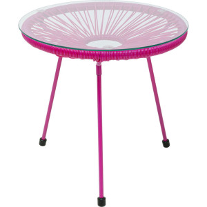 Stolik kawowy Acapulco Mono Pink - Kare