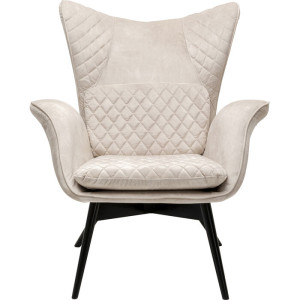 Fotel Tudor Velvet Creme - Kare