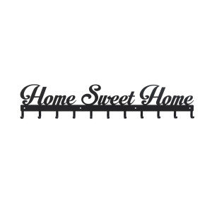 Wieszak Home Sweet Home 01 czarny