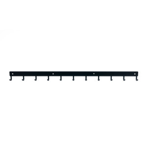 Wieszak Listwa Hakowa 80 cm czarny