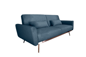 Sofa Sarini 208 cm niebieski