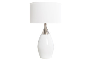 Lampa biurkowa Carla 60 cm biała