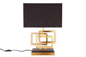 Lampa biurkowa Leonor 56 cm złota