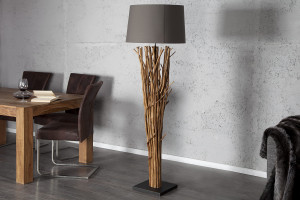 Lampa podłogowa Spanja 175 cm brązowe