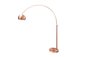 Lampa podłogowa Bowl 170-210 cm miedziany