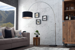 Lampa podłogowa Bowl czarny