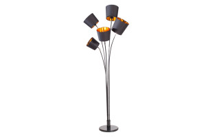 Lampa podłogowa Floor 178 cm czarno-złota